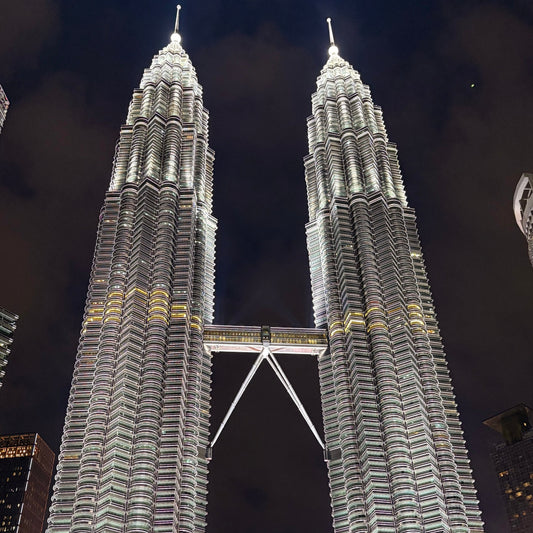 Petronas Twin Towers at night